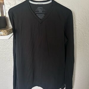 Patagonia Daily Capilene Baselayer Shirt Women's Large Black Long Sleeve